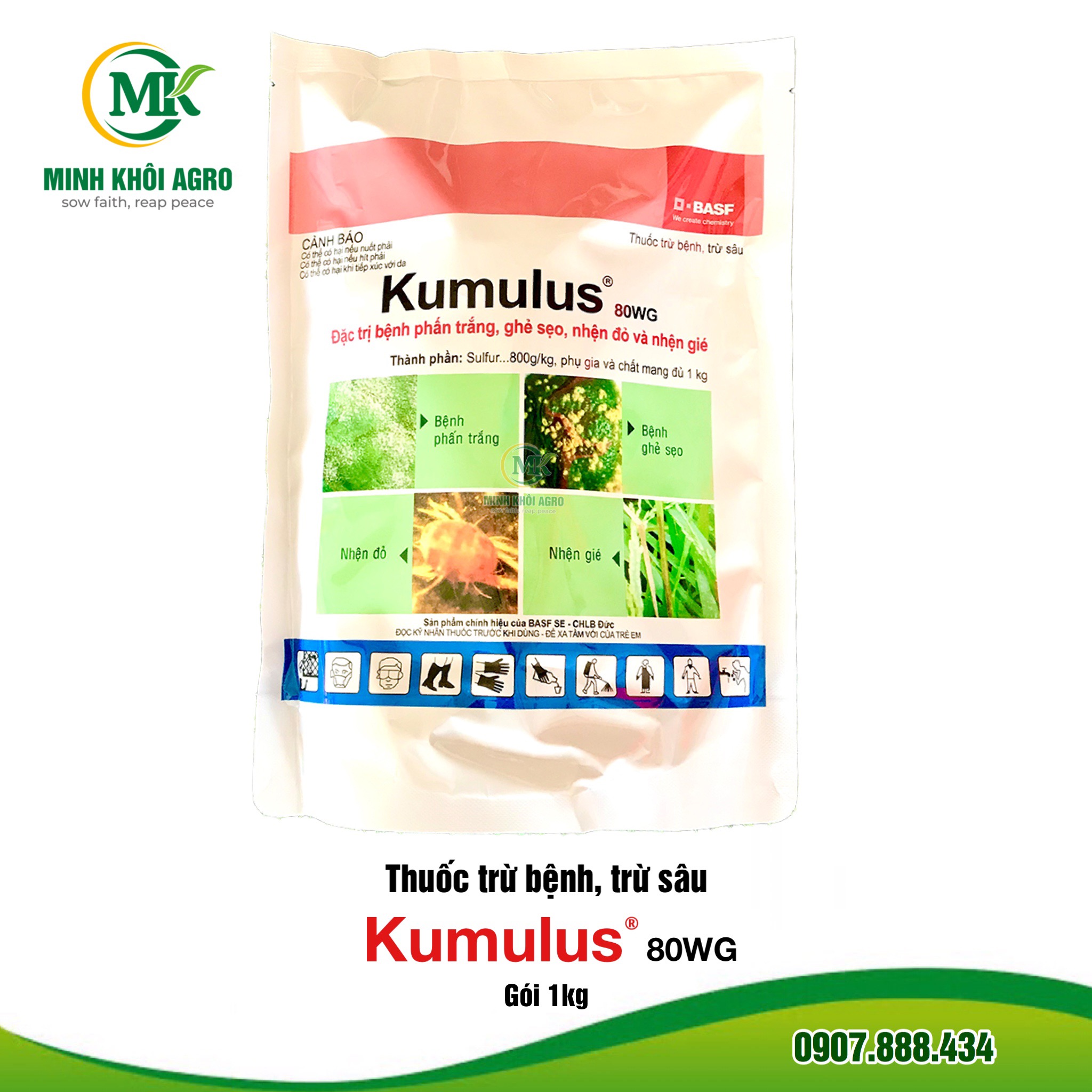 Kumulus 80WG - Gói 1kg